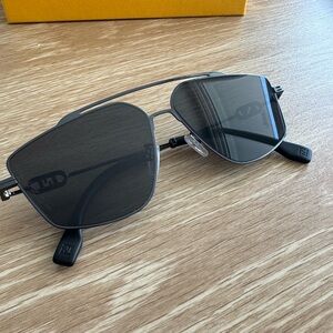 Fendi FE40079U O'Lock Aviator Sunglasses in Black